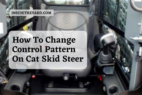 cat skid steer h pattern